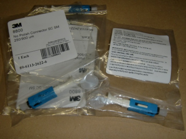 8800 No Polish Connector SC SM 250µm / 900µm