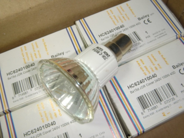 HC624010040 PAR16 Ba15d JDR Cover 240V 100W 40D Reflektorlampe