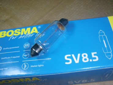 S84524015 Soffitte S8,5 Festoon 15x44 24V 15W klar