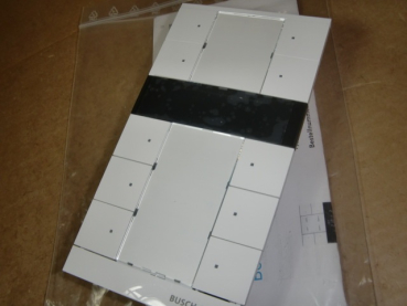 SBS/U10.0.11-84 Busch-Tenton studioweiß Raumtemperaturregler Nebenstelle mit Bedienfunktion 10-fach (Ausstellungsgerät)