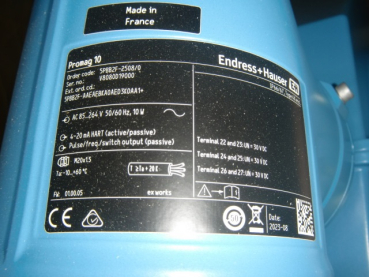 5PBB2F-2508/0 Promag P 10 DN250 elektromagnetischer Durchflussmesser Endress + Hauser