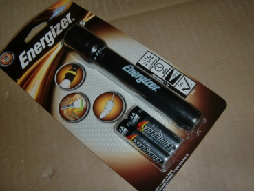 X-Focus LED 2AA Taschenlampe 50lm, Kunststoff schwarz