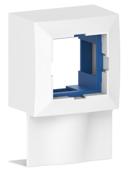 16699 MB domino Geräteträger Modul 45 für LFG 25mm x 40mm alpinweiß RAL 9010