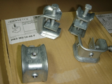 PKS M8/10-40 F Profilklemme / Trägerklammer für 6-35mm, IG: M8