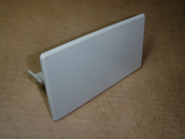 NP 52284 Endstück für Brüstungskanal BR PVC 70x130 lichtgrau RAL 7035