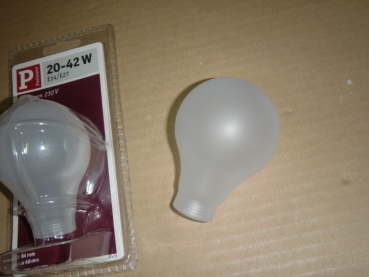 875.73 Glas AGL A60 x 84mm satin matt für Minihalogen-System