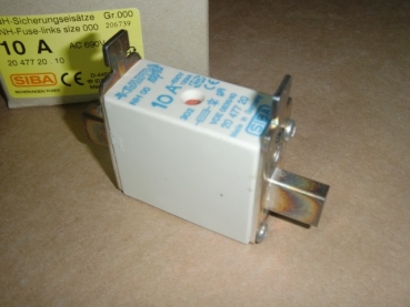 20 047 20.10 HLS-Sicherung URM NH000 10A gR 690V