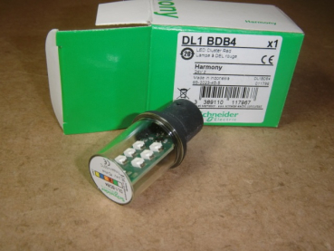 DL1 BDB4 Signallampe T22x45mm LED Cluster Red Ba15d 24V 47mA rot