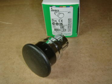 ZB4 BC2 Pilzdrucktaste schwarz tastend
