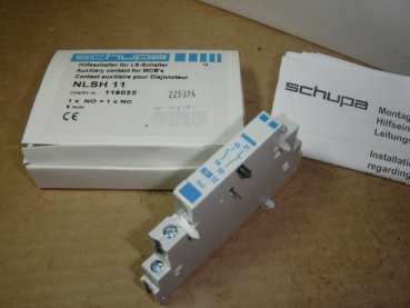 NLSH 11 Hilfsschalter1S/1Ö für Schupa LS Typ NLS