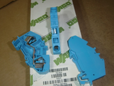 783-604 2-Leiter-Durchgangs-Reihenklemme 16qmm blau