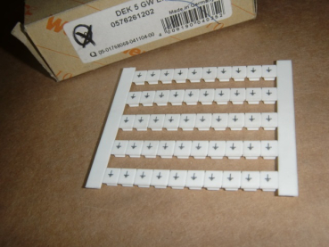 DEK 5 GW ERDE Beschriftung 50x Symbol allgem. Erdung