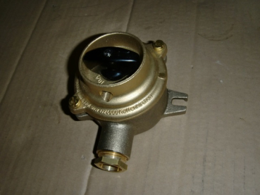 1133/We/10A-1xZ14 Wiska HNA-Wechselschalter AP Messing Guss