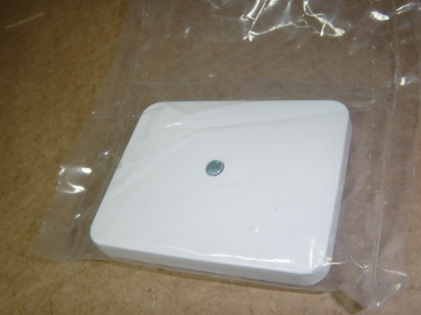 Ersatz-ZP 0502-4-2524-24G alpha-nea studiweiß glänzend Ersatzteil Zentralplatte für 1742-25G, ohne Tragring