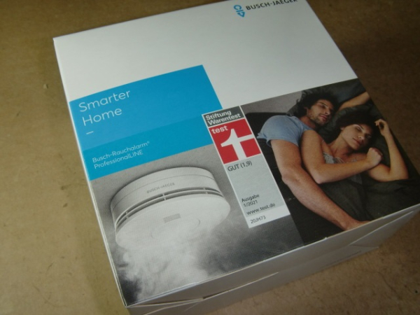 6833-84 Busch-Rauchalarm ProfessionalLINE, Lithium, studioweiß