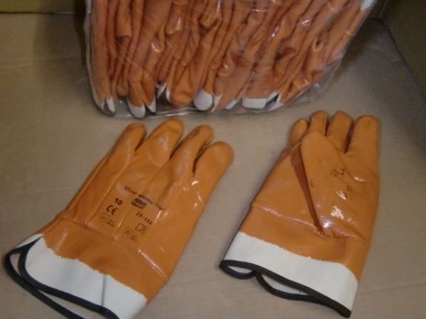 Ansell Winter Monkey Grip Größe 10 PVC-Arbeitshandschuhe (Pack á 12 Paar)