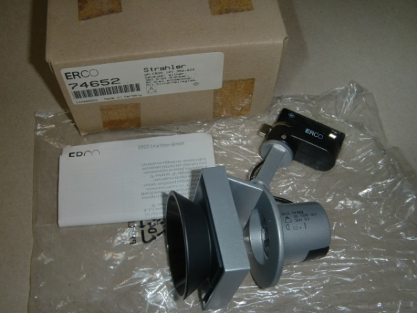 elstock Schaufenster - 74652 NV-Strahler CASTOR silber mit NV 