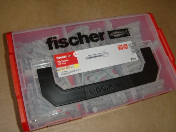 FIXtainer SX plus Dübel Box 120x 6x30 / 60x 8x40 / 30x 10x50
