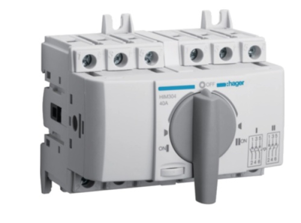 HIM304 Lastumschalter 3-polig 40A/415VAC mit Nullstellung