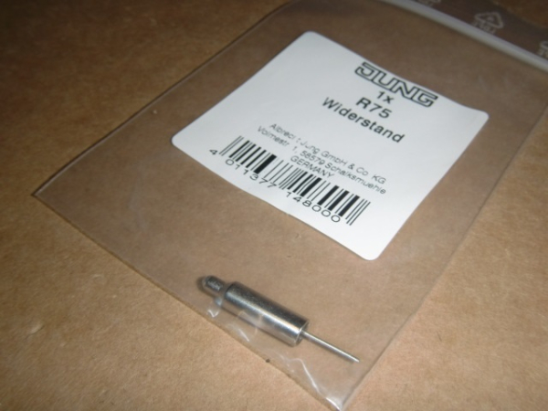 R 75 Abschlusswiderstand koaxial 75 Ohm