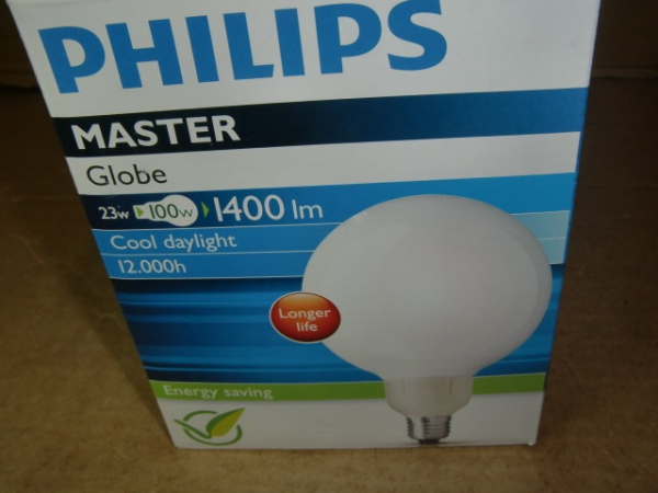 PL-E G120 MASTERGlobe 23W/865 CDL E27 230V Kompaktleuchtstofflampe Globe-Lampe