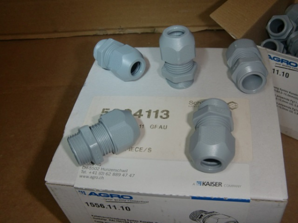 5304113 SYNTEC PG11 Kabelverschraubung silbergrau