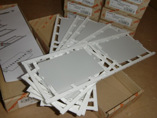 CC 85/54 MC NE GR ClipCard 54x85mm Gerätemarkierer grau (10 Stück)