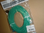 DK-1532-100/G Patchkabel PVC grün 10m Cat.5e SF-UTP RJ45-RJ45