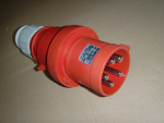 210765 CEE-Stecker 63A/5-pol./6h rot, IP44