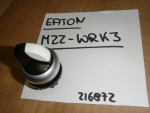 M22-WRK3 Knebel schwarz 3 Stellungen I-0-II rastend