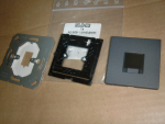 A 1569-15 WE ANM A500 / AS500 anthrazit matt Modulaufnahme AMP Modular Jack 1-fach mit Zentralplatte