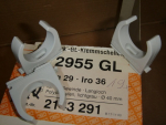 2955 GL /PG29 OBO-Quick-Schelle / Klemmschelle PG29 (IRO36 / 36mm) lichtgrau