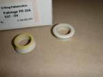 15x D-Ring Paßeinsatz Paßring Passringe für D-Patronen 16A-DII-E27 grau 