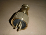 1142/MS/250V-1xW10 Wiska HNA-Stecker Messing Guss